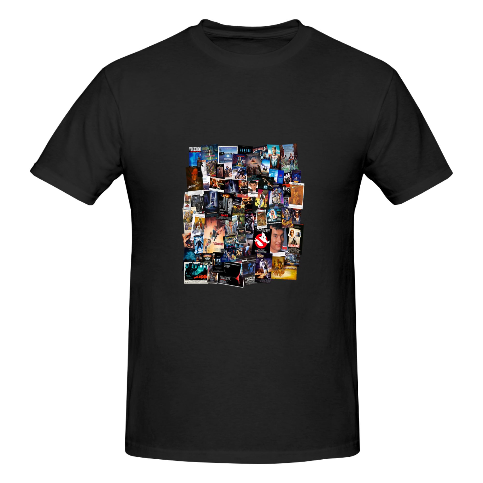 Mens Fashion In 1980S - โปสเตอร์ภาพยนตร์ตลกๆ ยุค 1980 เสื้อยืดพิมพ์ลายผู้ชาย เสื้อยืดแบบยูนิเซ็กส์