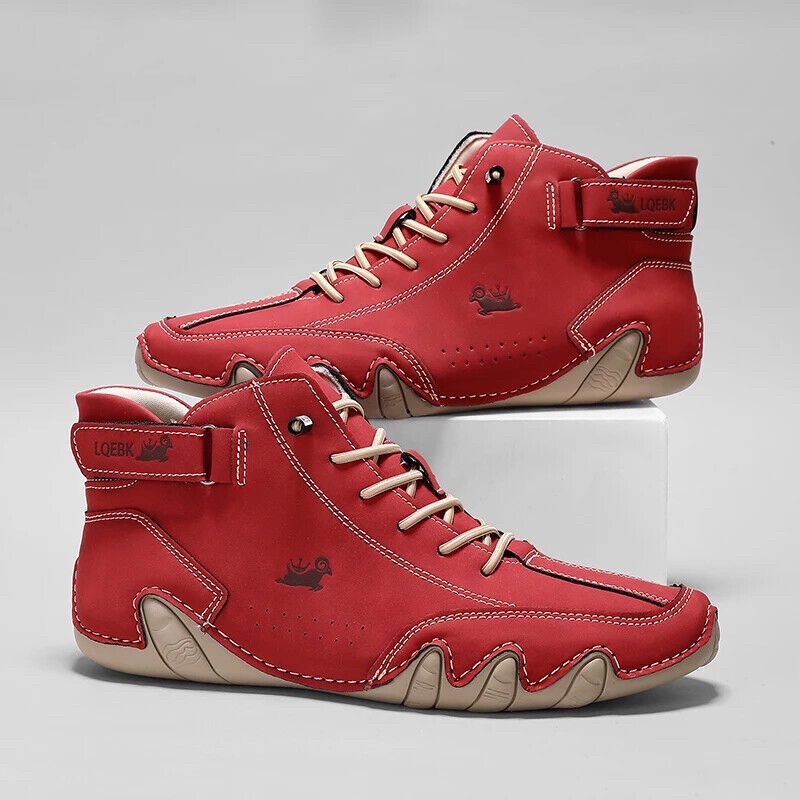 Fashion Men'S Boots - รองเท้าหนังลำลองรองเท้าผ้าใบสำหรับผู้ชายแฟชั่นรองเท้าโลฟเฟอร์สำหรับเดินกลางแจ้งรองเท้าสบายรองเท้าหรูหราผู้ชายรองเท้า 2026 ใหม่ใน