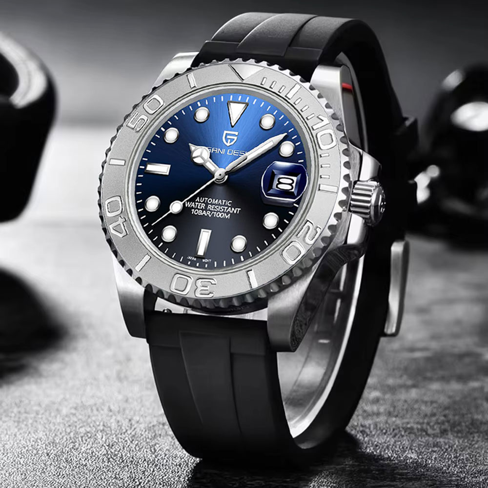 Mens Fashion Watch - นาฬิกา PAGANI DESIGN รุ่นใหม่ นาฬิกาอัตโนมัติสำหรับผู้ชาย กระจกแซฟไฟร์