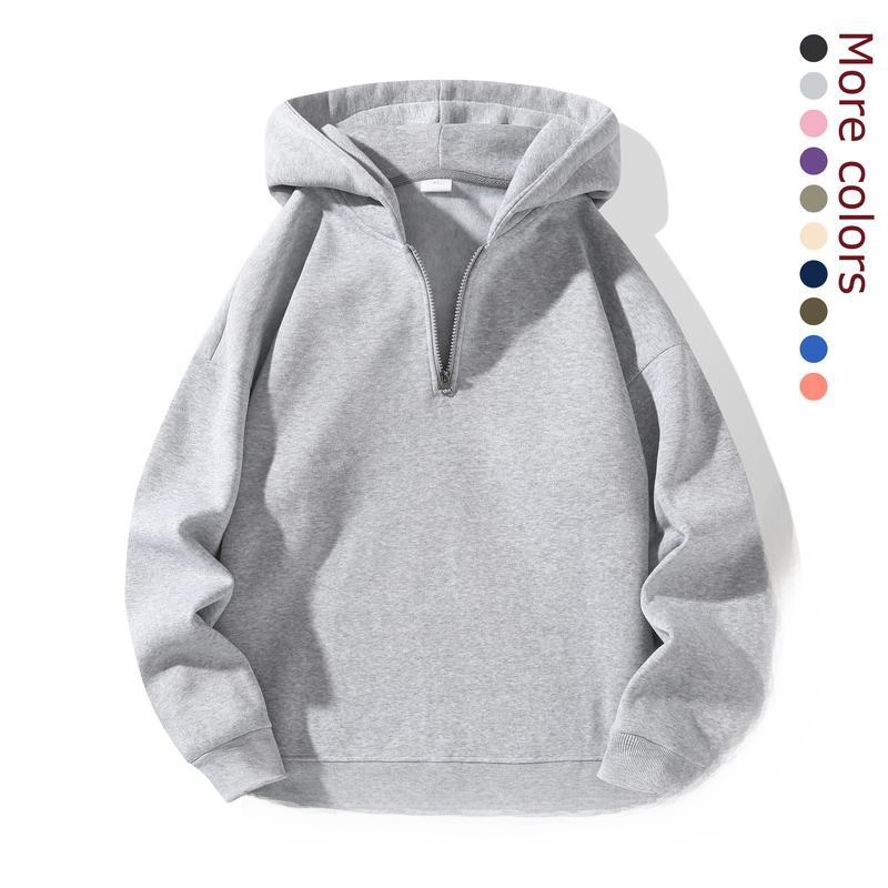 Mens Fashion Quarter Zip - เสื้อฮู้ดซิปหนึ่งในสี่สำหรับผู้ชาย ดีไซน์ทันสมัย สวมใส่สบาย ผ้าทนทาน เหมาะสำหรับกิจกรรมกลางแจ้ง ลายสัตว์ทันสมัย