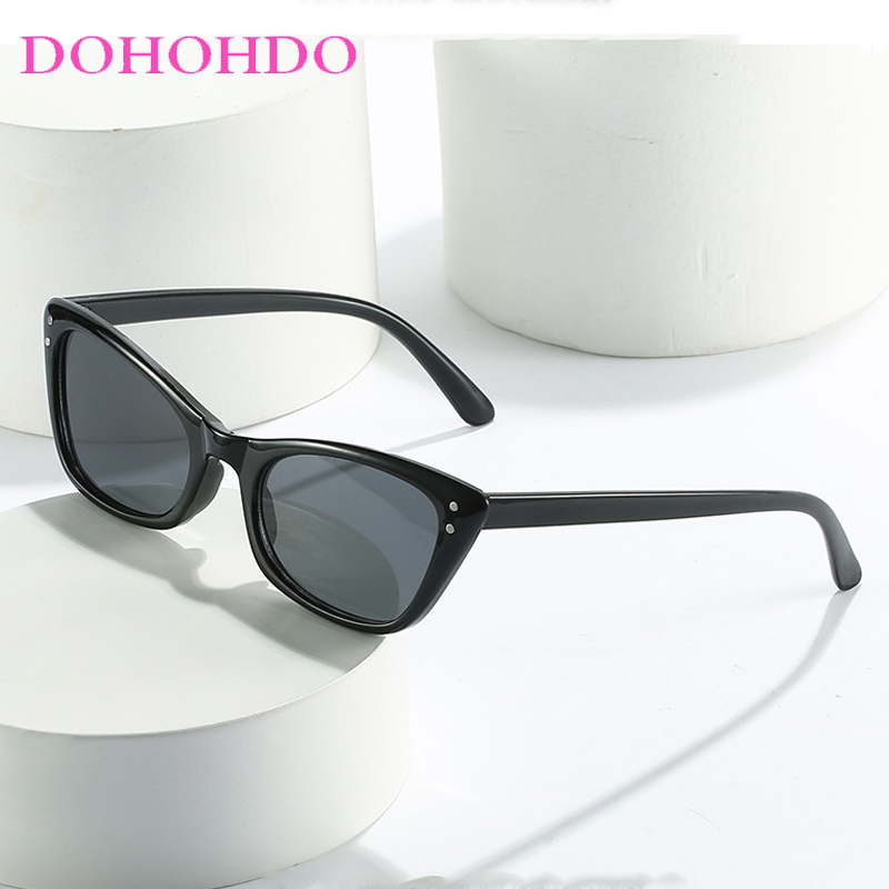 Men Fashion Photography - Vintage Cat Eye แว่นตากันแดดผู้หญิงผู้ชายแฟชั่นอินเทรนด์ยี่ห้อ Designer ดวงอาทิตย์แว่นตา