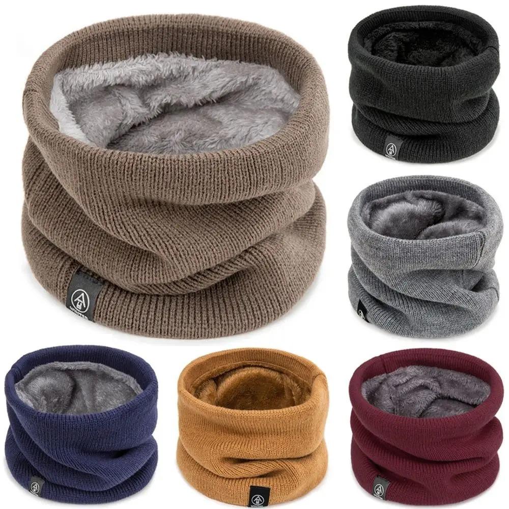 Men Scarf Wool - ผ้าพันคอไหมพรมแฟชั่นสำหรับผู้หญิง ผ้าคลุมศีรษะแบบหนา คล้ายผ้าแคชเมียร์ สำหรับฤดูหนาว ผ้าพันคอขนสัตว์อุ่นๆ สำหรับผู้หญิงและผู้ชาย