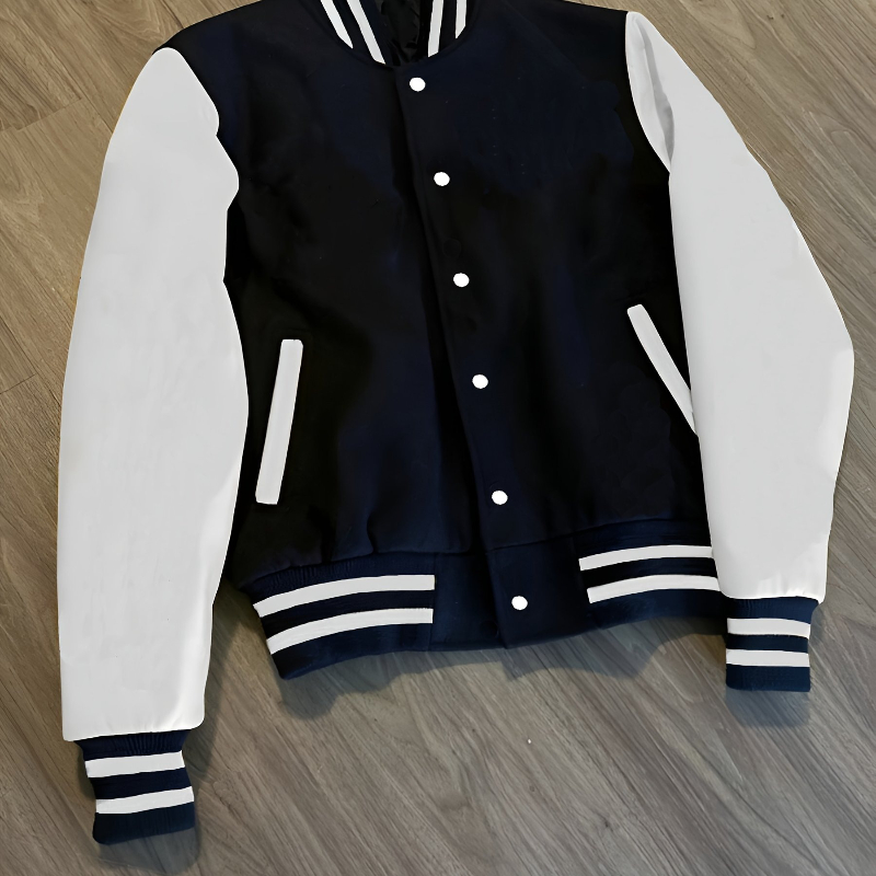 Mens Fashion Baseball Jersey - เสื้อเบสบอลผู้ชายสไตล์อเมริกัน เสื้อแจ็คเก็ตผู้ชายสำหรับฤดูใบไม้ร่วงและฤดูหนาว เสื้อแจ็คเก็ตสำหรับออกกำลังกายและวิ่งจ๊อกกิ้ง แฟชั่นเกาหลี เสื้อแจ็คเก็ตลำลองสำหรับคู่รัก
