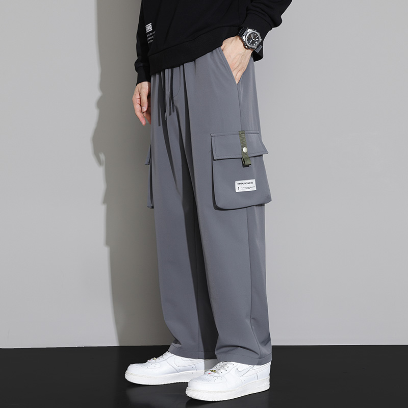 กางเกงคาร์โก้ผู้ชายผ้าฝ้ายใหม่ - Men'S Fashion Khaki Pants บทวิจารณ์และราคา