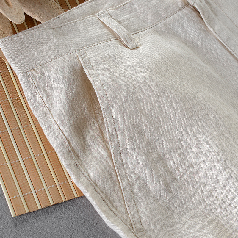 ออกแบบใหม่ผ้าลินินแฟชั่นแบรนด์ - Men'S Fashion Linen Pants บทวิจารณ์และราคา