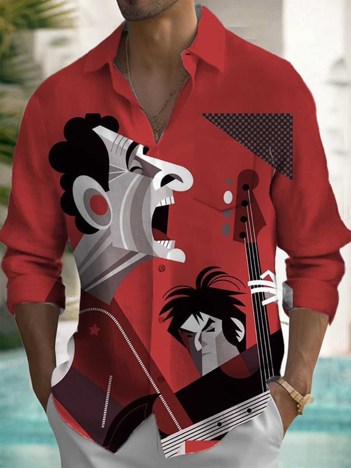 เสื้อเชิ้ตผู้ชายแบบติดกระดุม แ - Men'S Spring Fashion บทวิจารณ์และราคา