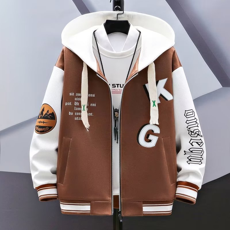 แจ็คเก็ตกระเป๋าขนส่งมีฮู้ดสำหร - Mens Fashion Baseball Jersey บทวิจารณ์และราคา