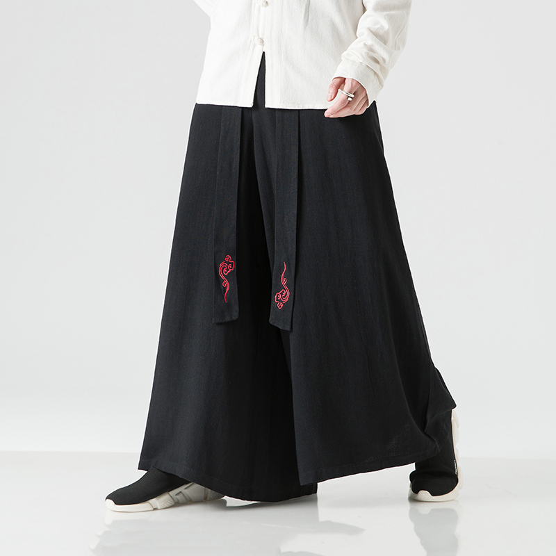 กางเกงกางเกงขาม้าผ้าลินินผู้ชา - Men'S Fashion Linen Pants บทวิจารณ์และราคา