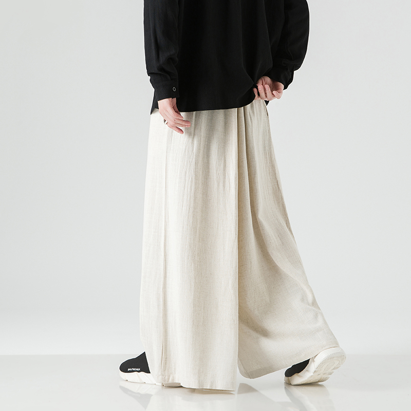 กางเกงกางเกงขาม้าผ้าลินินผู้ชา - Men'S Fashion Linen Pants บทวิจารณ์และราคา