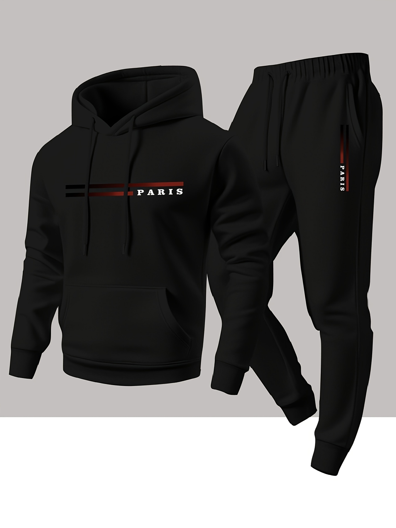 เสื้อฮู้ดและกางเกงลำลองลายพิมพ - Paris Men'S Fashion บทวิจารณ์และราคา