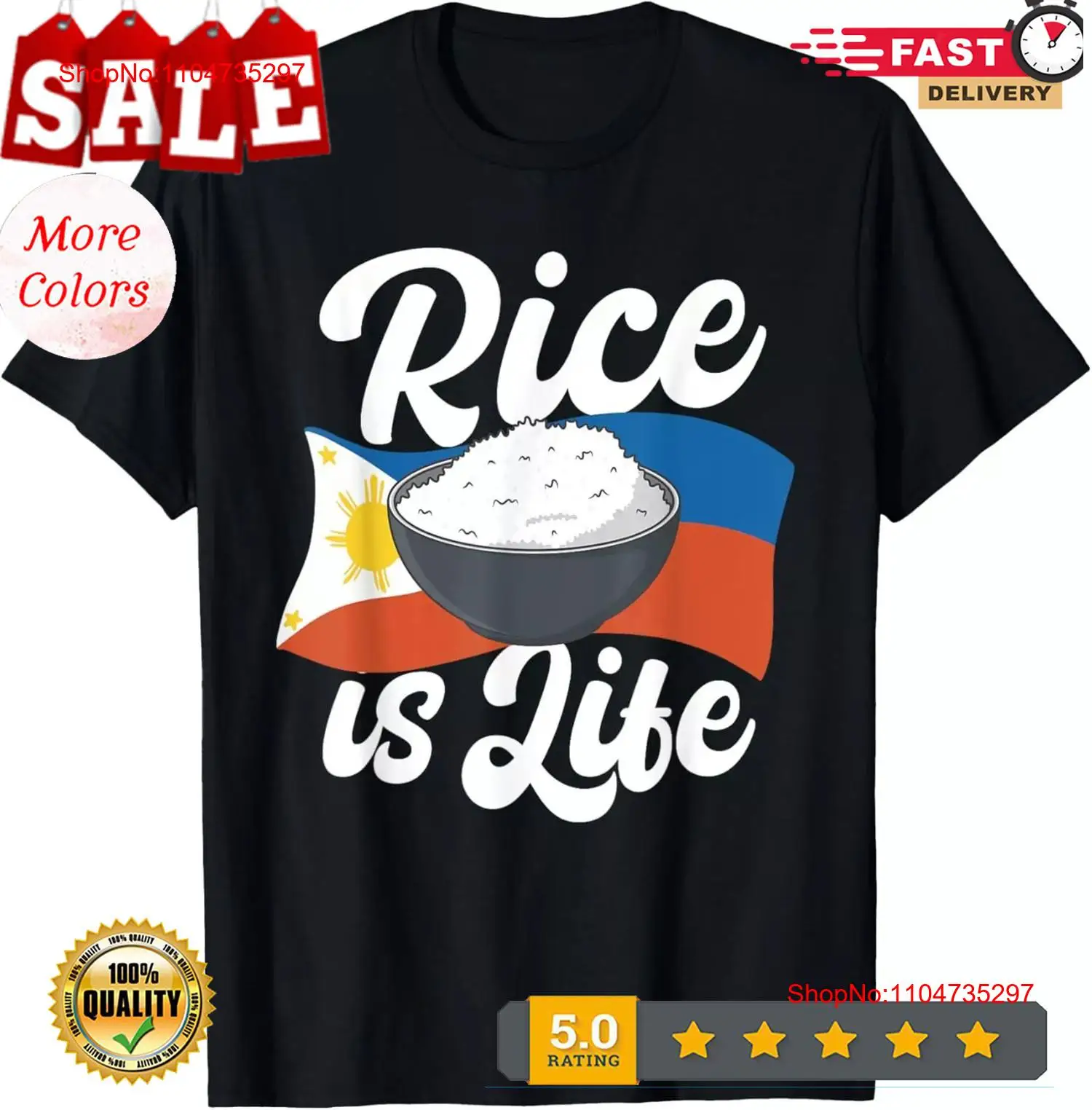 ข้าวคือชีวิตอาหารฟิลิปปินส์ Pr - Men'S Fashion Philippines บทวิจารณ์และราคา