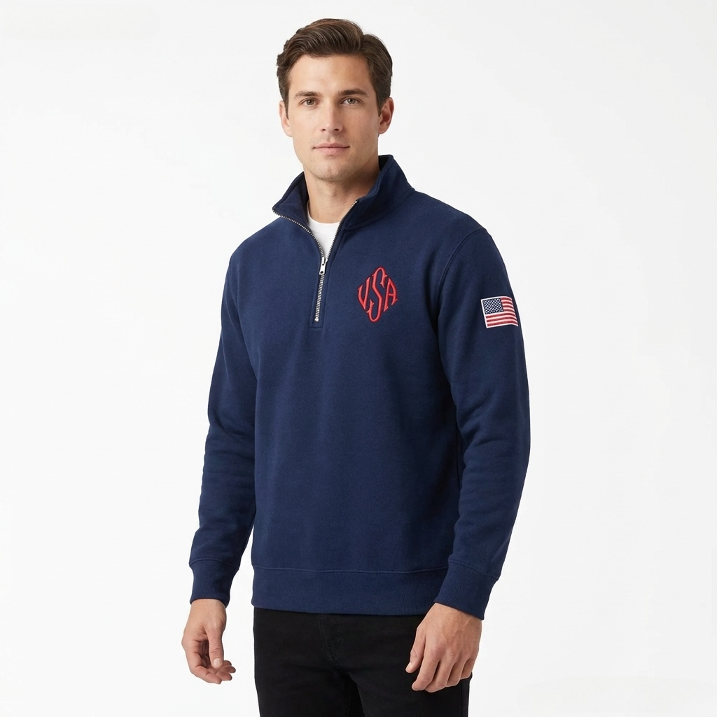เสื้อสเวตเชิ้ตคอซิป ยี่ห้อ Y2K - Mens Fashion Quarter Zip บทวิจารณ์และราคา