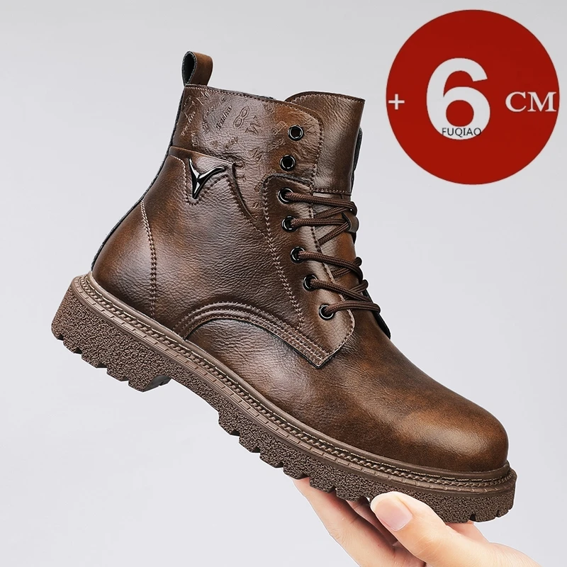 รองเท้าบูทเพิ่มความสูง 6 ซม. ส - Fashion Men'S Boots บทวิจารณ์และราคา