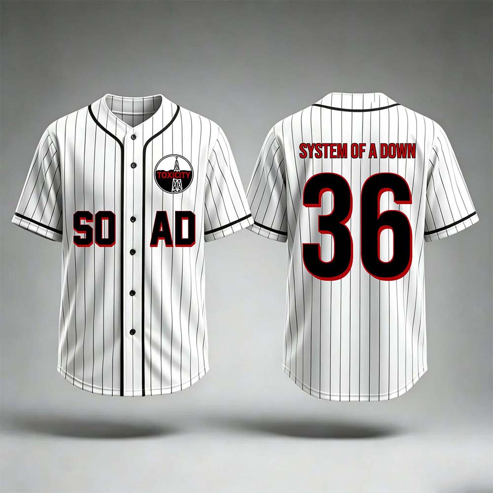 เสื้อเบสบอล System of A Down ท - Mens Fashion Baseball Jersey บทวิจารณ์และราคา
