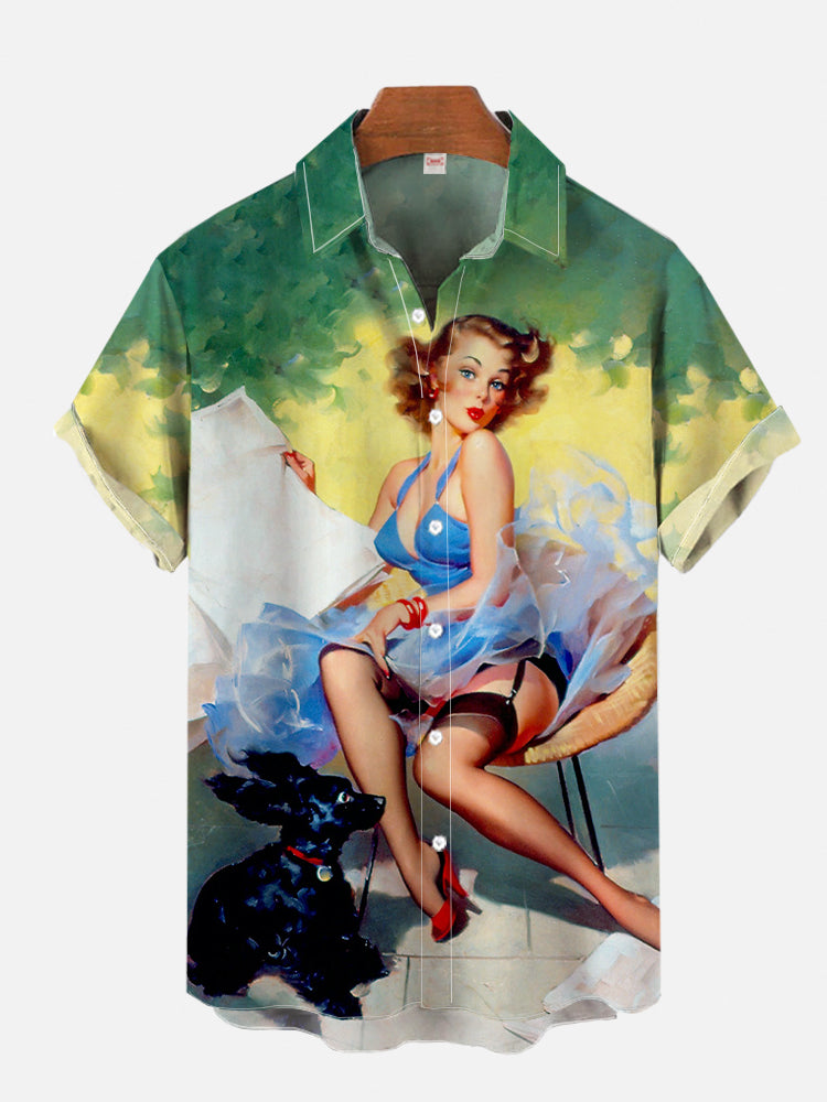 เสื้อแขนสั้นพิมพ์ลายสไตล์วินเท - Mens Fashion In 1980S บทวิจารณ์และราคา
