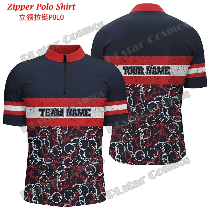 ส่วนบุคคลชื่อโบว์ลิ่งทีม 3D พิ - Mens Fashion Quarter Zip บทวิจารณ์และราคา