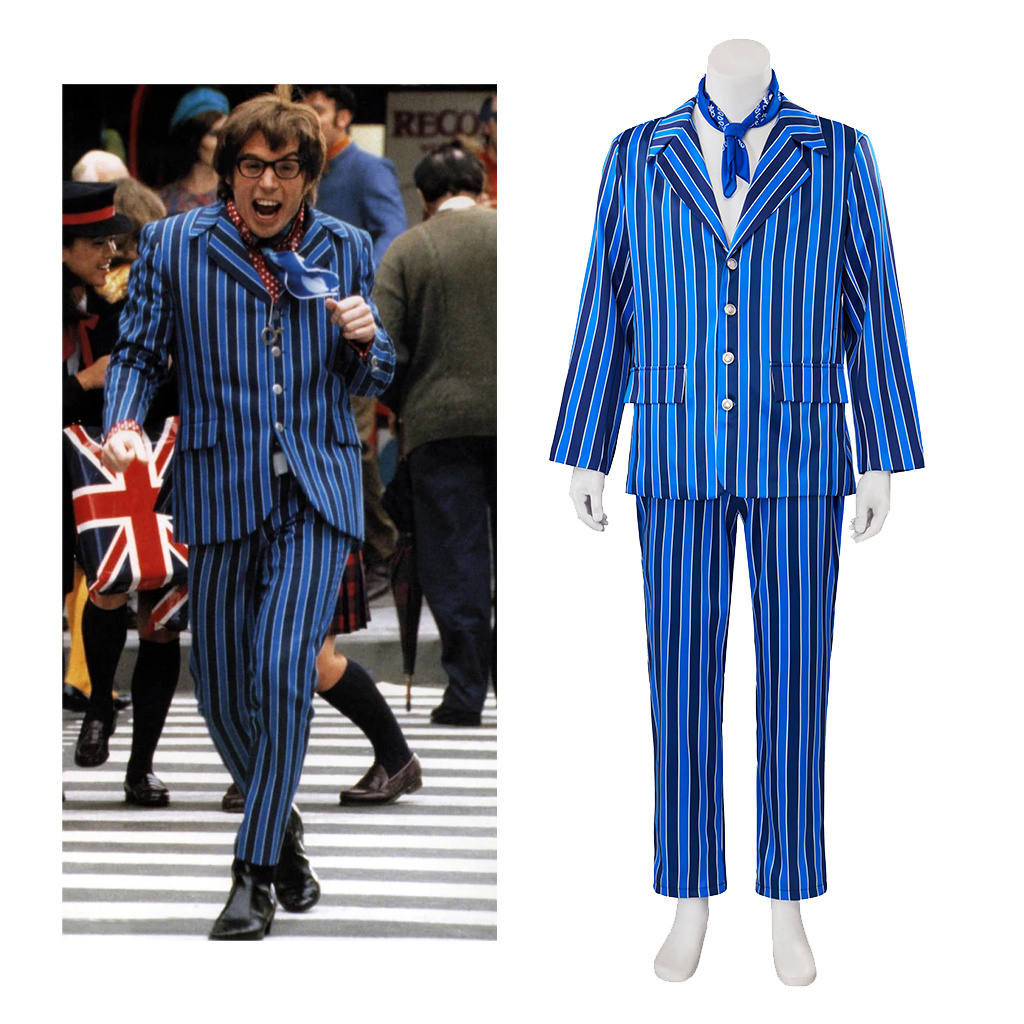 ชุดสูทชุดคอสเพลย์ผู้หญิงลายทาง - Mens Fashion In 1980S บทวิจารณ์และราคา