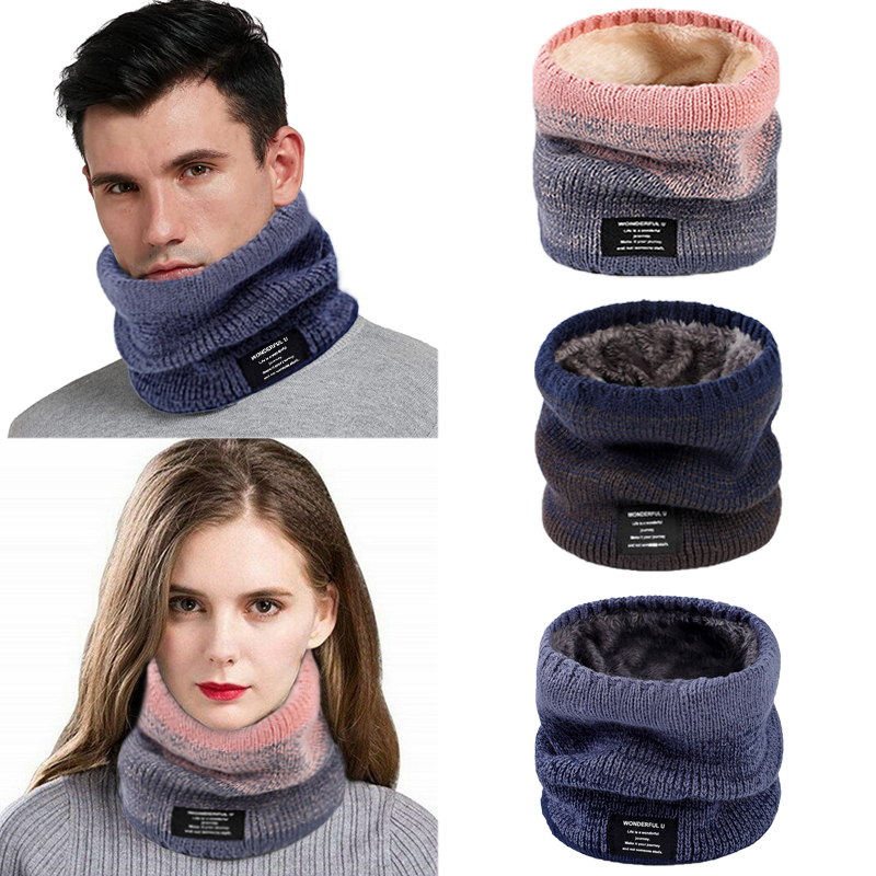 ฤดูหนาวผู้หญิงผู้ชายถัก Gradie - Men Scarf Wool บทวิจารณ์และราคา