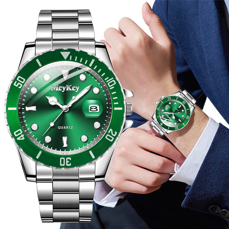 นาฬิกาข้อมือเซอร์ไพรส์แบบสุ่ม  - Mens Fashion Watch บทวิจารณ์และราคา