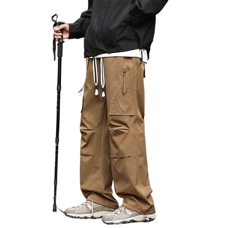 กางเกงคาร์โก้ผู้ชายผ้าฝ้ายใหม่ - Men'S Fashion Khaki Pants บทวิจารณ์และราคา