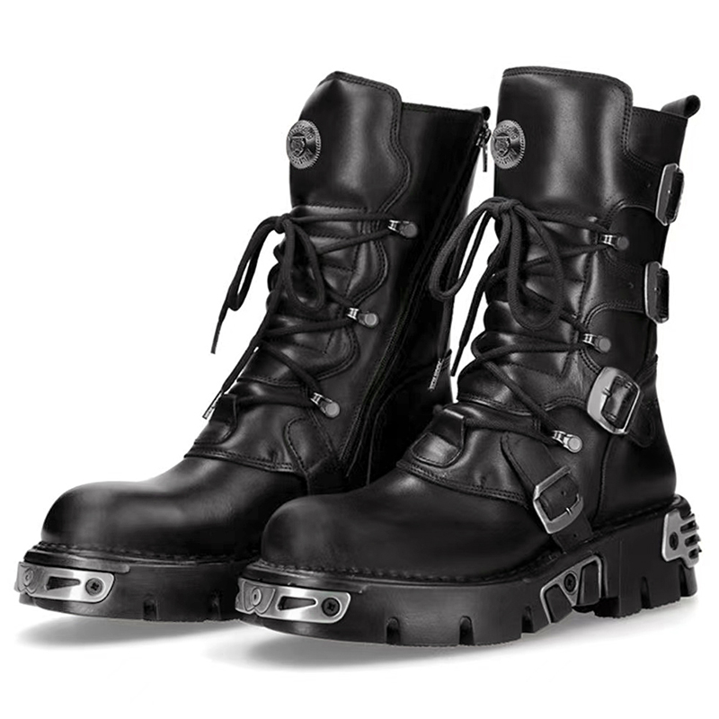 รองเท้าบูทมอเตอร์ไซค์ทรงสูงสไต - Fashion Men'S Boots บทวิจารณ์และราคา