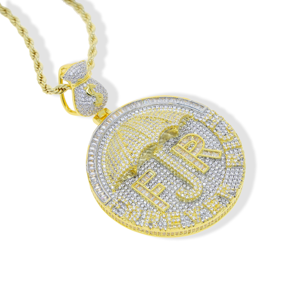 Iced Out Bling CZ Letter Forev - Men'S Fashion Umbrella บทวิจารณ์และราคา