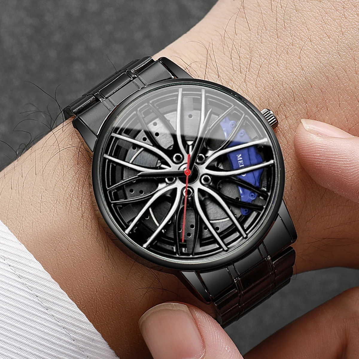 1PC ความประหลาดใจนาฬิกาลึกลับ  - Mens Fashion Watch บทวิจารณ์และราคา