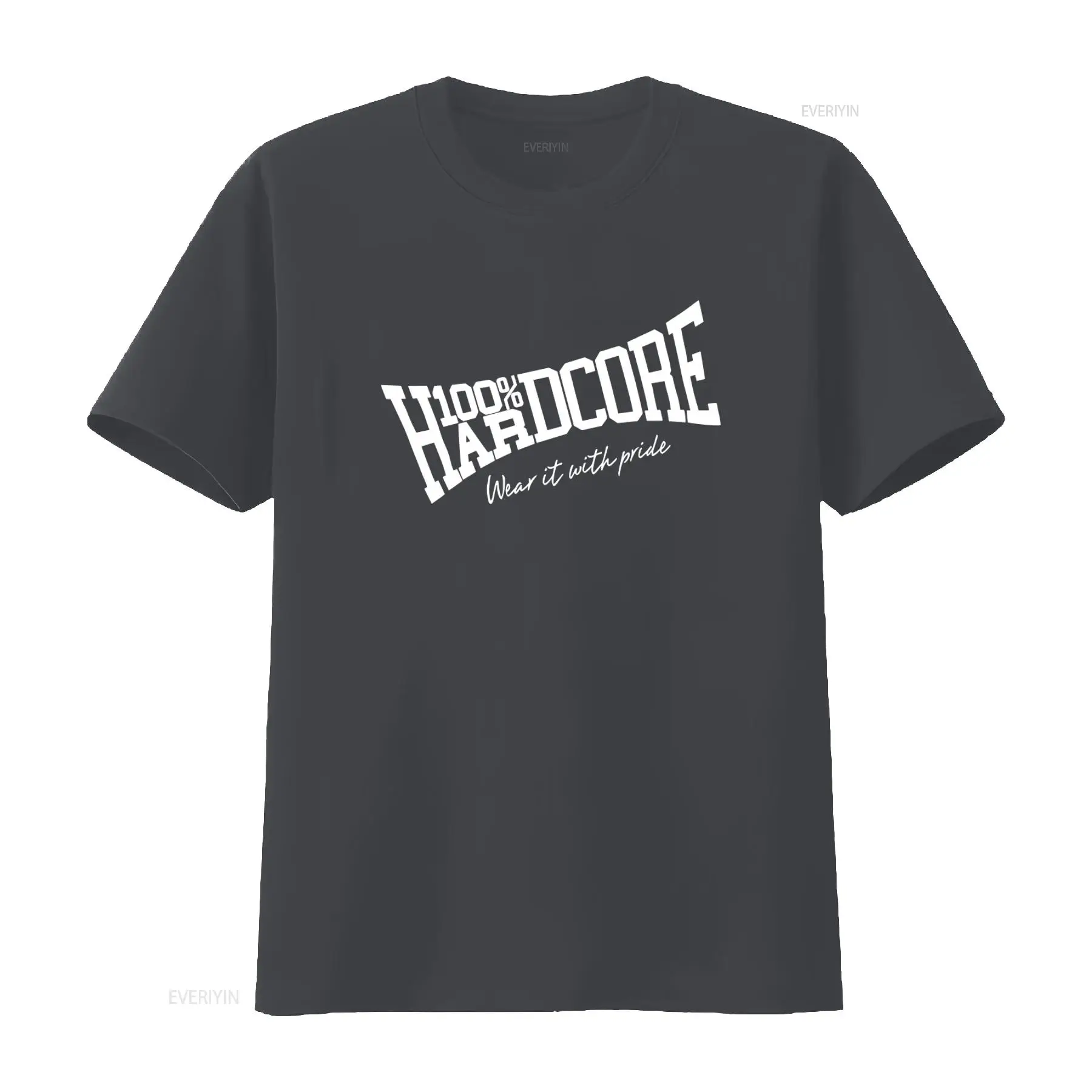 เสื้อยืดผู้ชาย 100 HARDCORE รุ - Men'S Fashion Logo บทวิจารณ์และราคา