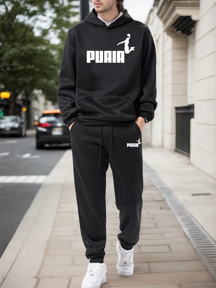 ชุดเซ็ตผู้ชาย/เสื้อฮู้ด/กางเกง - Mens Fashion Casual Outfits บทวิจารณ์และราคา