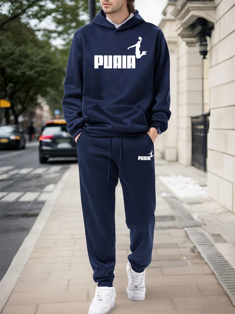ชุดเซ็ตผู้ชาย/เสื้อฮู้ด/กางเกง - Mens Fashion Casual Outfits บทวิจารณ์และราคา