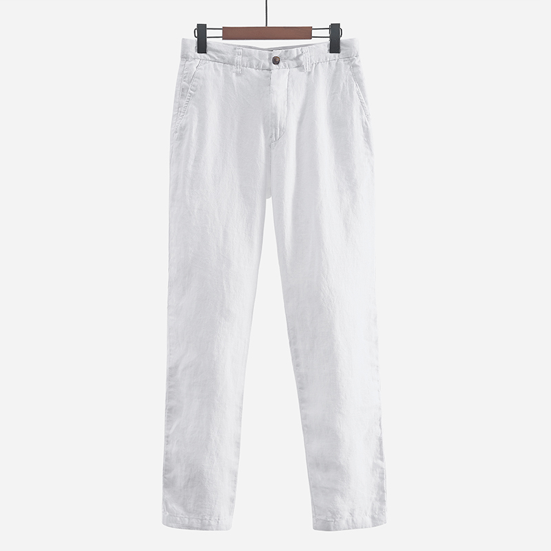 กางเกงลำลองผ้าลินินผู้ชายสไตล์ - Men'S Fashion Linen Pants บทวิจารณ์และราคา