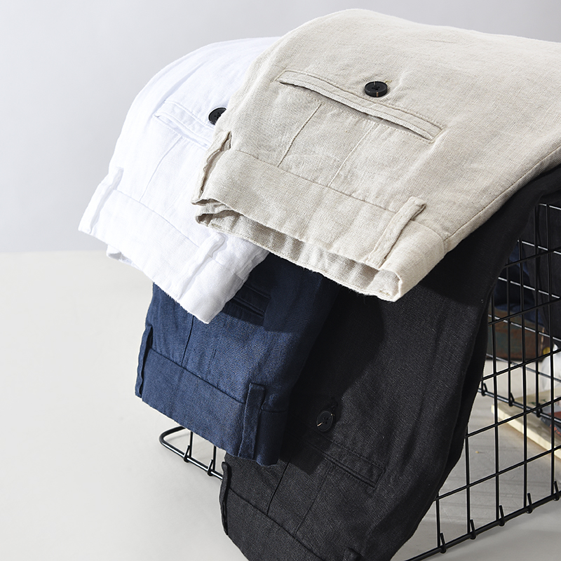 กางเกงลำลองผ้าลินินผู้ชายสไตล์ - Men'S Fashion Linen Pants บทวิจารณ์และราคา