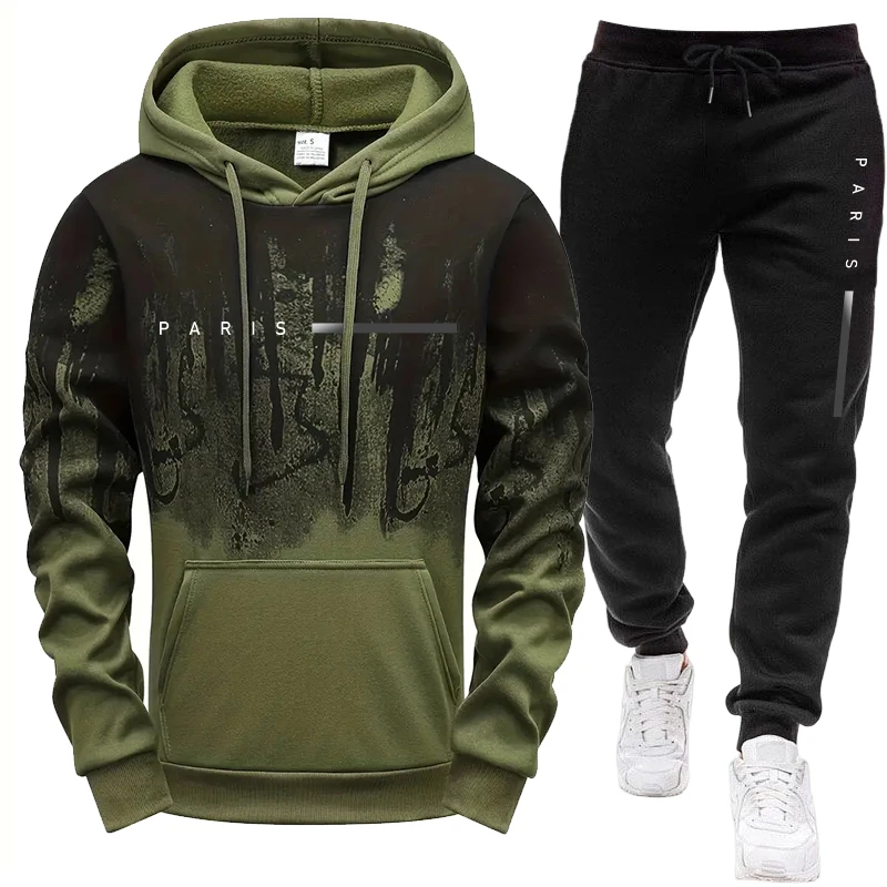 ชุดเซ็ตผู้ชาย/เสื้อฮู้ด/กางเกง - Paris Men'S Fashion บทวิจารณ์และราคา