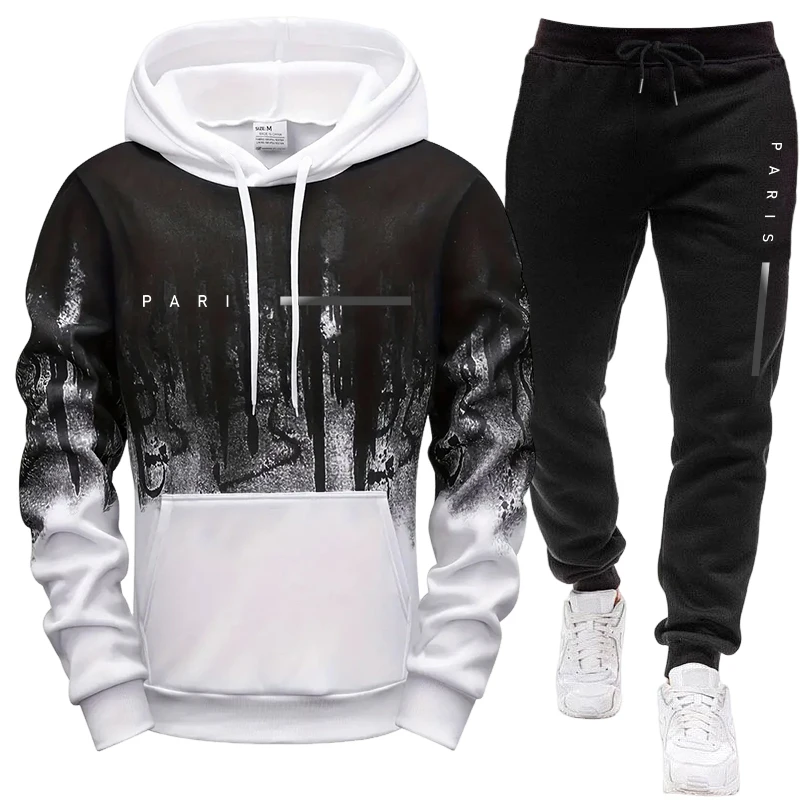 ชุดเซ็ตผู้ชาย/เสื้อฮู้ด/กางเกง - Paris Men'S Fashion บทวิจารณ์และราคา