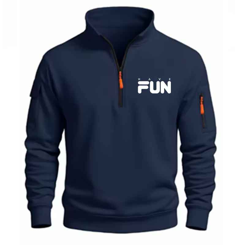 เสื้อสเวตเตอร์ผู้ชายแบบซิป 1/4 - Mens Fashion Quarter Zip บทวิจารณ์และราคา