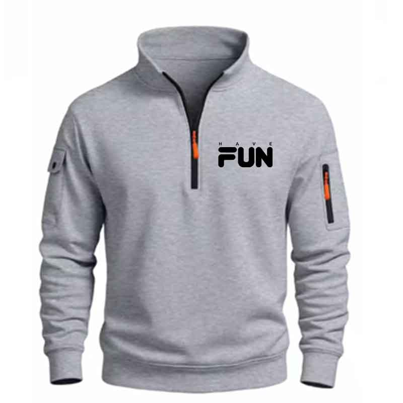 เสื้อสเวตเตอร์ผู้ชายแบบซิป 1/4 - Mens Fashion Quarter Zip บทวิจารณ์และราคา