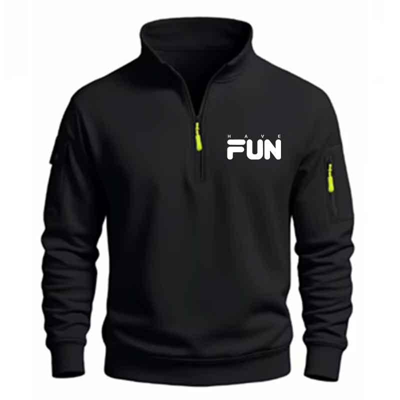 เสื้อสเวตเตอร์ผู้ชายแบบซิป 1/4 - Mens Fashion Quarter Zip บทวิจารณ์และราคา