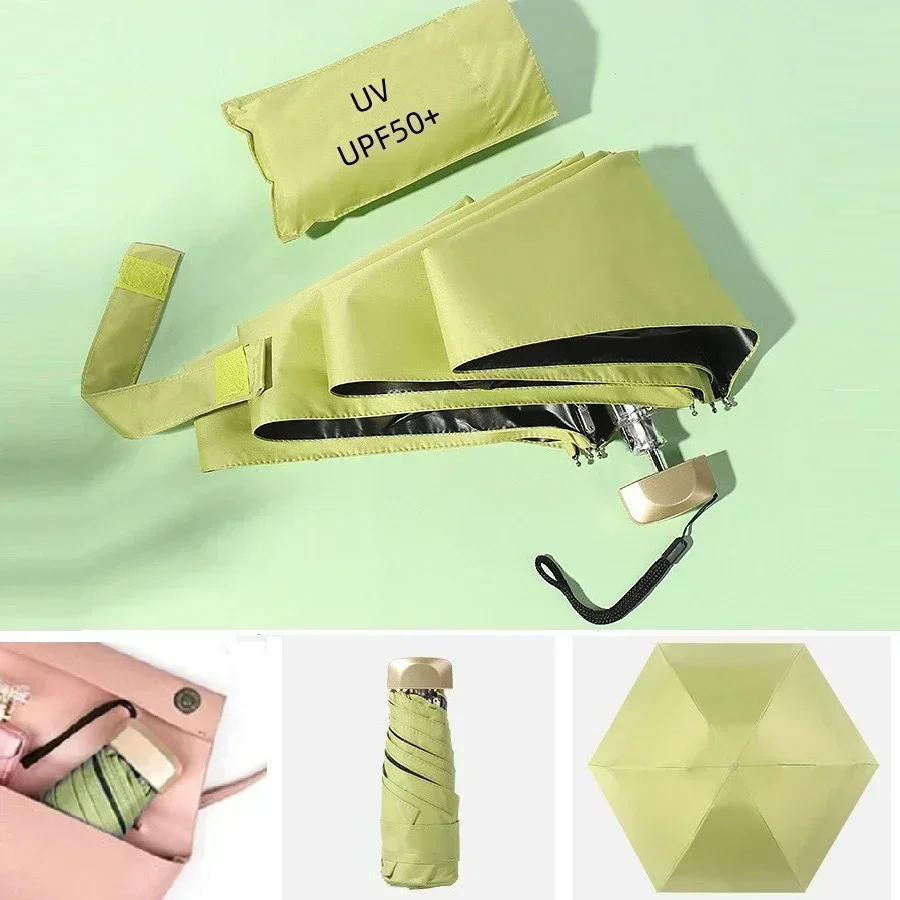 ร่มกันแดดขนาดเล็ก 5 พับ ป้องกั - Men'S Fashion Umbrella บทวิจารณ์และราคา