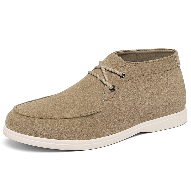 รองเท้าบูทชูคาหนังกลับสไตล์อัง - Fashion Men'S Boots บทวิจารณ์และราคา