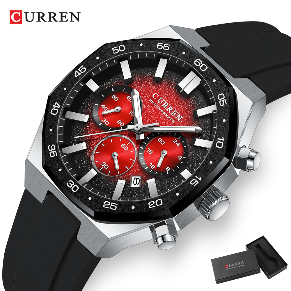 นาฬิกาข้อมือแฟชั่นลำลองสำหรับผ - Mens Fashion Watch บทวิจารณ์และราคา