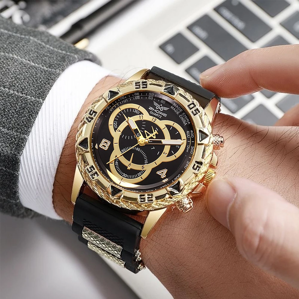นาฬิกาข้อมือเซอร์ไพรส์แบบสุ่ม  - Mens Fashion Watch บทวิจารณ์และราคา