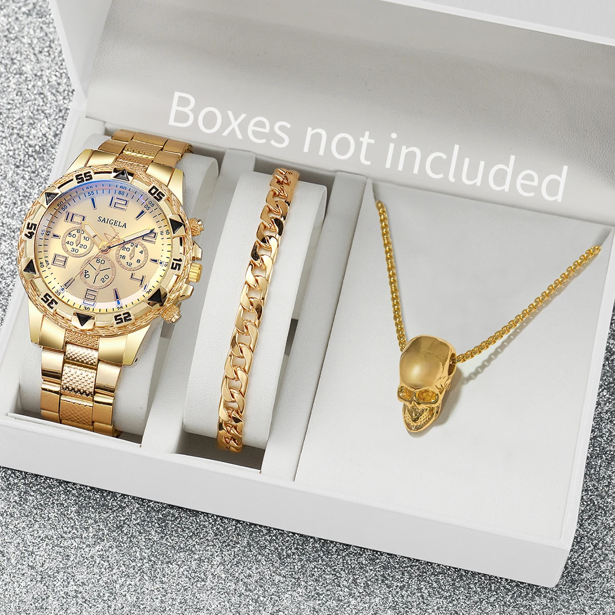 เซ็ตนาฬิกาปริศนาเซอร์ไพรส์กล่อ - Mens Fashion Watch บทวิจารณ์และราคา