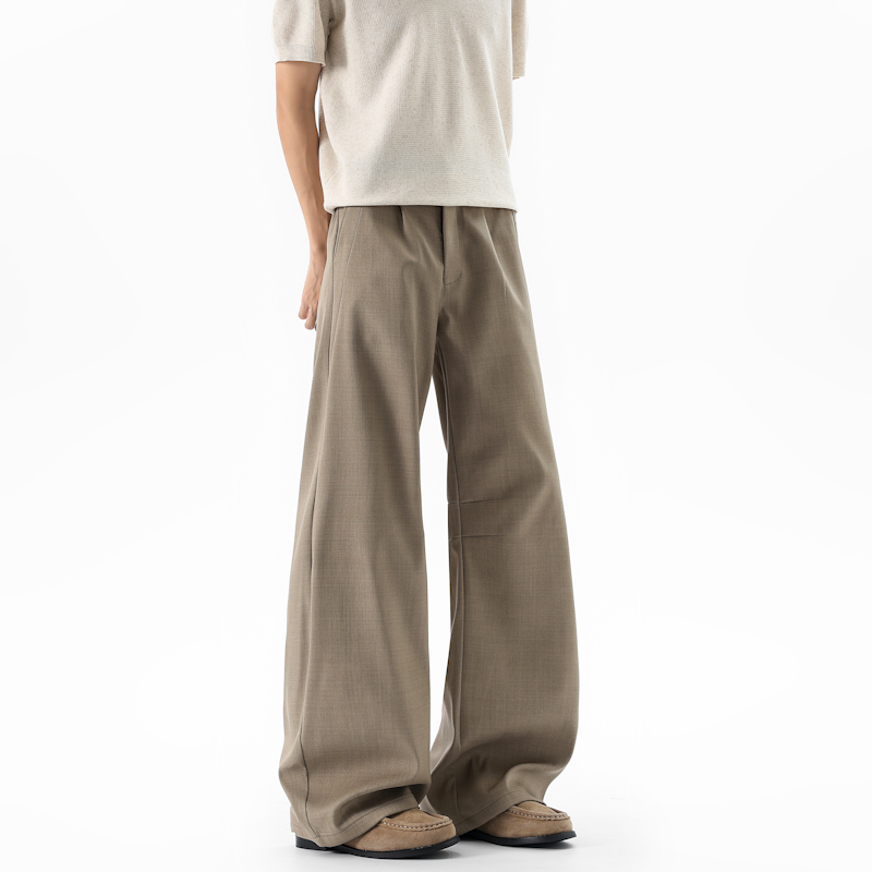 กางเกงสูทผู้ชายสีกากีสไตล์วินเ - Men'S Fashion Khaki Pants บทวิจารณ์และราคา