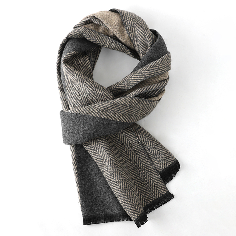 ผ้าพันคอผู้ชายสุดหรูสำหรับฤดูห - Men Scarf Wool บทวิจารณ์และราคา