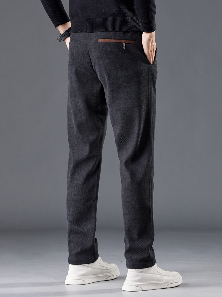 กางเกงผ้าลูกฟูกผู้ชายฤดูใบไม้ร - Men'S Fashion Khaki Pants บทวิจารณ์และราคา