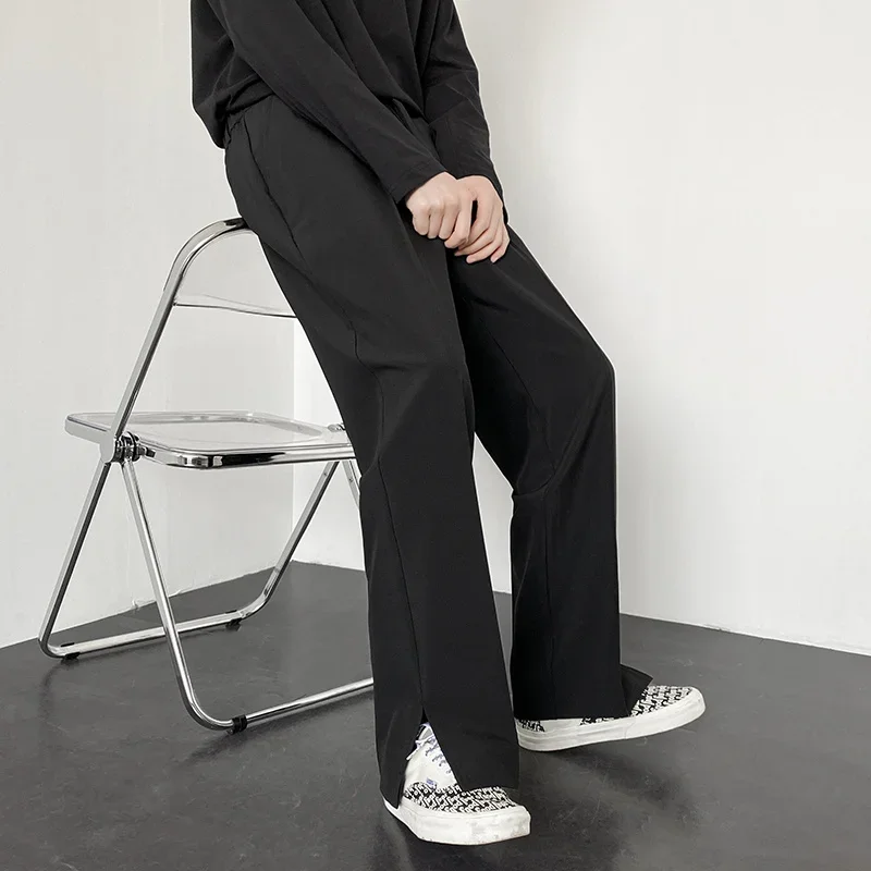 กางเกงสูททรงหลวมสไตล์เกาหลีสำห - Men'S Fashion Khaki Pants บทวิจารณ์และราคา