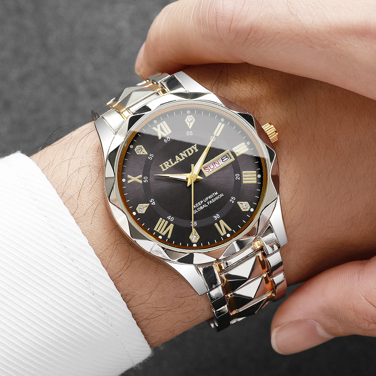 1PC ความประหลาดใจนาฬิกาลึกลับ  - Mens Fashion Watch บทวิจารณ์และราคา