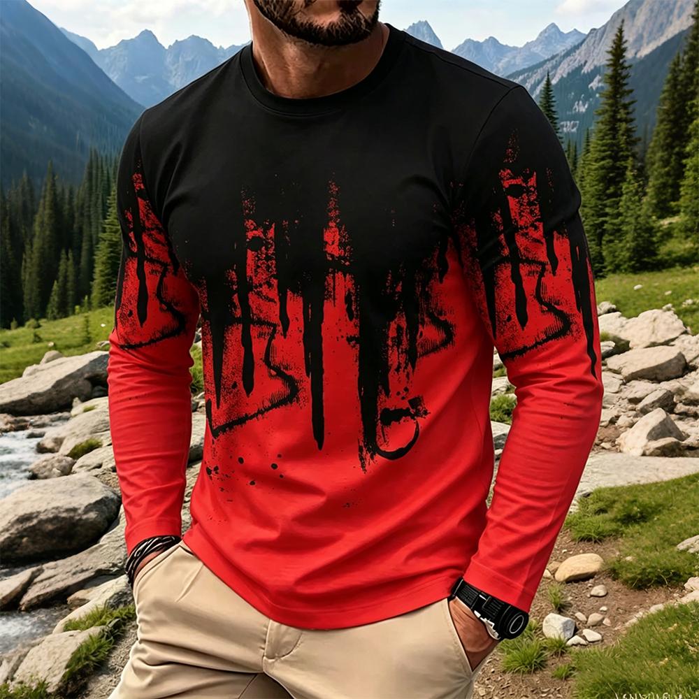 เสื้อยืดแขนยาวผู้ชายลายไล่เฉดส - Men'S Spring Fashion บทวิจารณ์และราคา