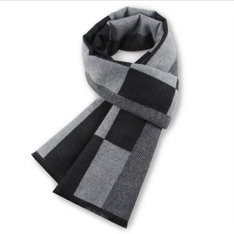 ผู้ชายผ้าพันคอสําหรับชายฤดูหนา - Men Scarf Wool บทวิจารณ์และราคา